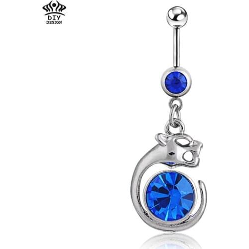 Hot Fashion Punk Style So Cool Cute Mens Womens Puppy Dog Animal blue Piercing Earring