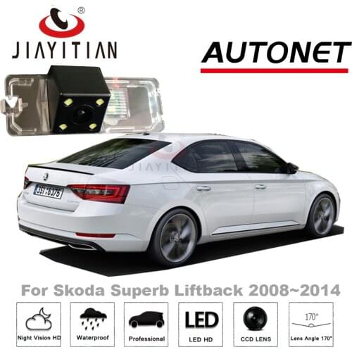 JiaYiTian Car camera For Skoda Superb Liftback 2008~2014 CCD Rear View camera Reversing Parking Camera Parking Assistance