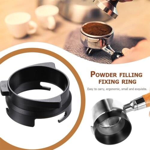 Coffee Powder Receiving Dosing Ring Rotatable Aluminum Alloy Loop For 54mm Breville 8 Series Coffee Machines Part Accessories