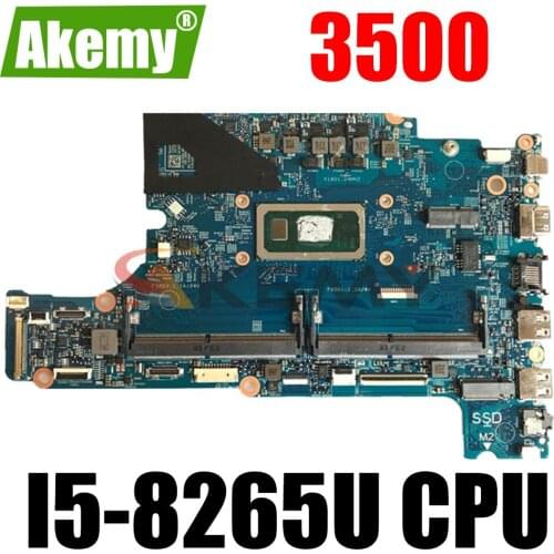 FOR DELL 3500 Laptop motherboard CN-0K3FRD 0K3FRD K3FRD 17938-1 with SRFFX I5-8265U 100% working well