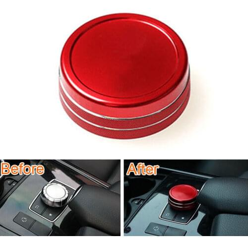 Multimedia Switch Button Cover Trim Interior Car Styling Stickers For Mercedes Benz W212 E200 250 E300 350 2015 2014 Accessories
