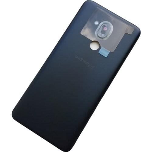 BINYEAE New Original Rear Housing For LG G7 One Battery Cover Back Case With Camera Lens+Logo