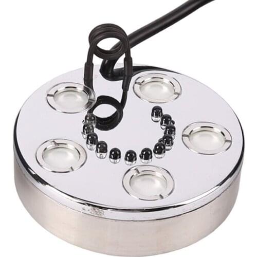 Ultrasonic Nebulizer/Vapourizer Mist Maker 5 heads color lamp, One Full suit=Atomizer + transformer + buoy + 10pc atomizer plat