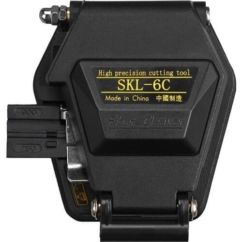 SKL-6C New Fiber Cleaver Cable Cutting Knife FTTH Fiber Optic Knife Tools Cutter High Precision Fiber Cleavers 16 Surface Blade