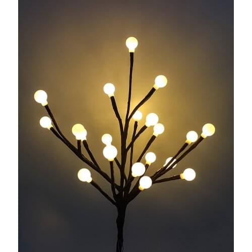 20 heads Led Solar Power Tree Light Yard Lawn Landscape Lamp Decor Outdoor Garden Courtyard Christmas Decoration Solar Light
