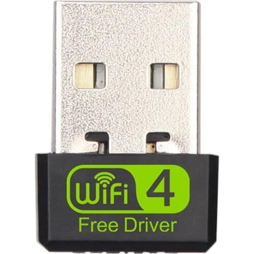 USB WiFi Adapter, 150Mbps Single Band 2.4G Wireless Adapter, Mini Wireless Network Card WiFi Dongle for Laptop/Desktop/PC, Suppo