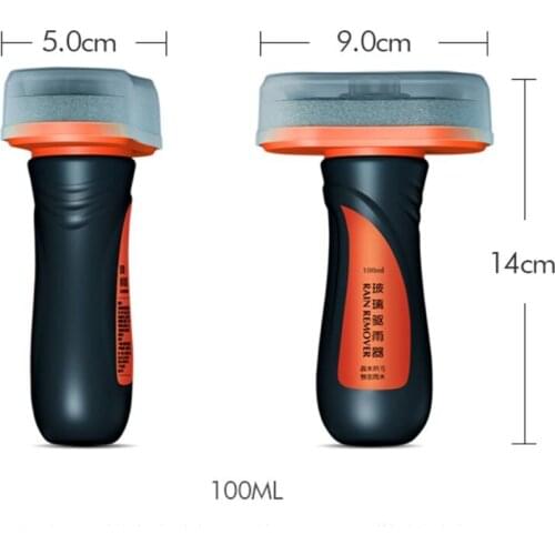 100ml Car Windshield Glass Coating Agent Hydrophobic Rain Mark Oil Film Remover Y4UA