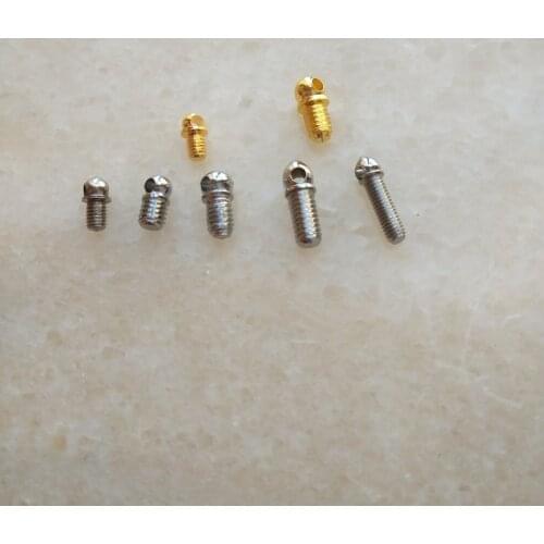 100pieces/lot M3x8mm M4x8mm m4x10mm eye screw crystal hook with 2mm side hole lighting hardware crystal fittings accessories
