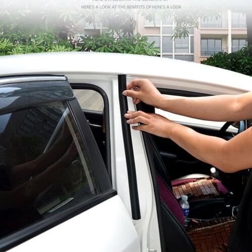 Car Stylinh 2pcs For B Pillar Column Sealing Strips Sticker Protector Sound Insulation Tape Waterproof Internal Auto Accessories