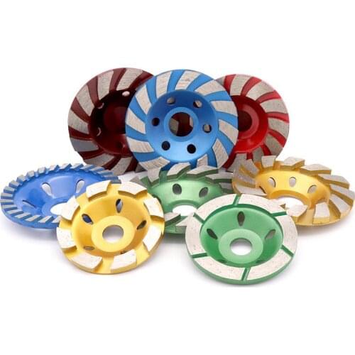 Concrete Turb Diamond Grinding Cup Wheel Disc Masonry Stone Cutting Tool For Angle Grinder