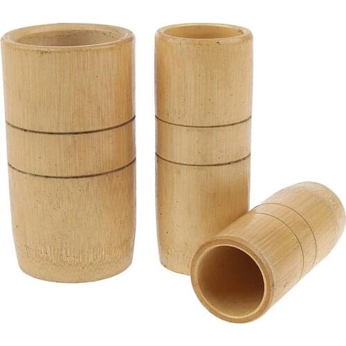 3pcs Natural Wood Anti Cellulite Massage Vacuum Cupping Suction Cups Set Kit