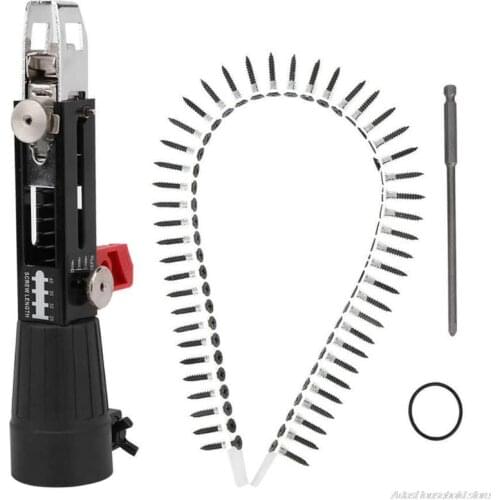 FreeShip Automatic Chain Nail Gun Electric Drywall Screw Gun Electric Drill Screw Tightening Suitable for Diy Enthusiast au3 21