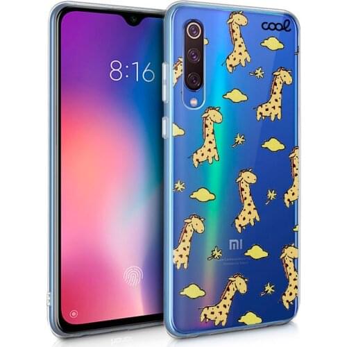 Cover Xiaomi Mi 9 Clear Giraffes