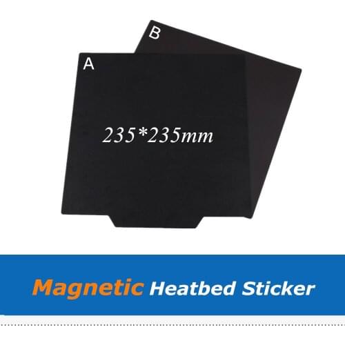 1pc 235*235mm A+B Magnetic Build Surface Heated Bed Paper Sticker With 3M Tape For Ender-3 CR-20 3D Printer Parts