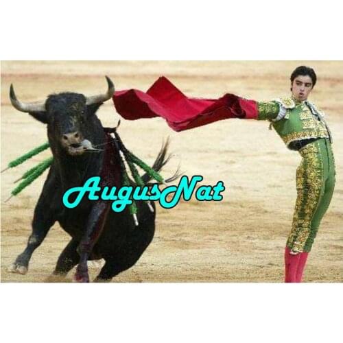 Matador diamond painting full drill daimond embroidery sticker men protrait diamant puzzle picture cow diamond mosaic by numbers