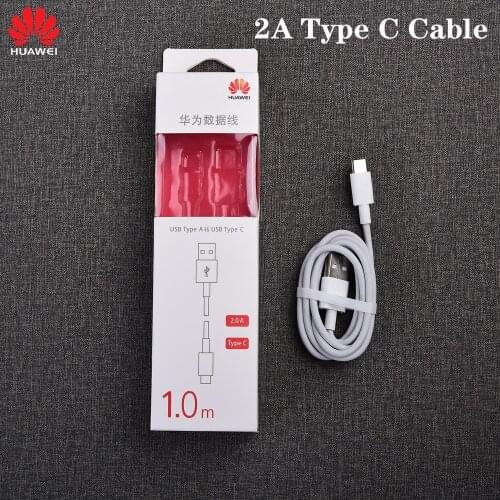 Original Huawei 100CM USB 3.1 Type C Cable 2A Fast Charging Data Cord For Honor 9X X10 PRO P20 Mate 20 30 Lite Nova 2 3 3e 4 5 6