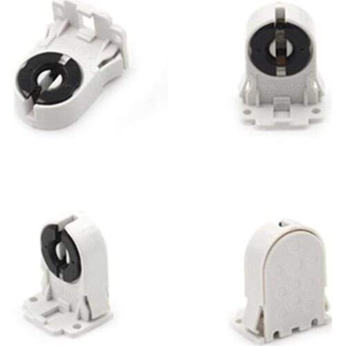 Plastic AC100-250V Holder suitable forT8 G13 LED bracket lamp T8 Fluorescent Light Socket Lamp Base 1PCS