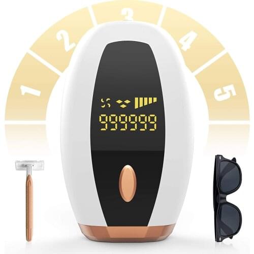 Fully Automatic Epilator for Women Permanent Hair Removal Upgrade to 999,999 flashes Painless Hair Remover Device for Whole body