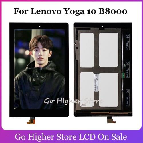 For Lenovo Yoga 10 B8080 B8080-F B8080-H Tablet PC Display Panel LCD Combo Touch Screen Glass Sensor Replacement Parts