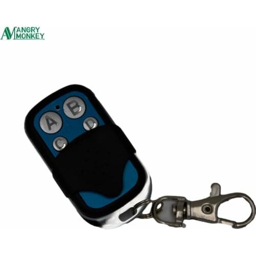 433 mhz RF Remote Control EV1527 Learning Code 4 Button Transmitter Key For Gate Garage Door Light 433Mhz Switch Can't Clone