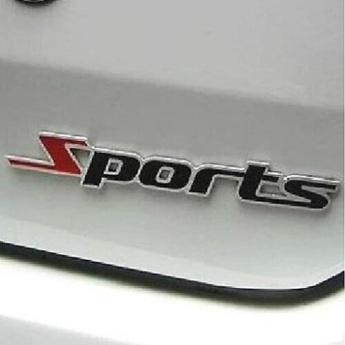 Car styling 3D metal Sports stickers car Accessories for Hyundai ix35 iX45 iX25 i20 i30 Sonata,Verna,Solaris,Elantra,Accent