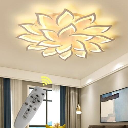 LED Chandelier Indoor Lighting Lustre chandeliers Ceiling With Remote Control Lustres Living Room Bedroom kitchen Fixture Light