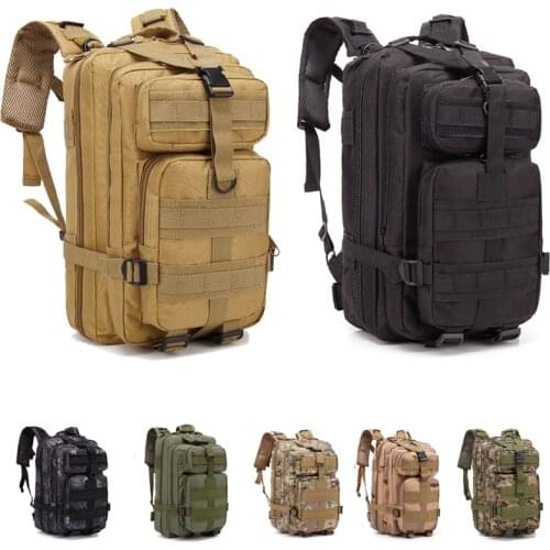 Outdoor Hiking Travel Backpack Men Camouflage Tactical Backpack Waterproof Molle Hunting Bag Military Assault Shoulder Bag