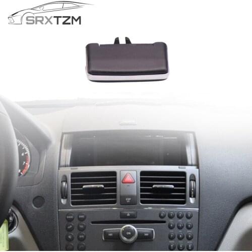 SRXTZM For Mercedes-Benz W204 C180 C200 C260 GLK300 GLK260 Black Car Front A/C Air Conditioning Outlet Vent Tab Clip Paddle 1PCS