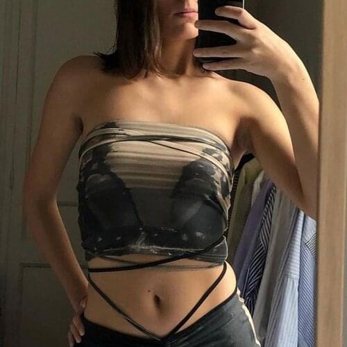 YiYiMiYu Clothing Bustier Clothes For Y2k Corset Sexy Crop Top T-shirts Cute Women Cyber Tshirts Summer Tops Aesthetic Woman