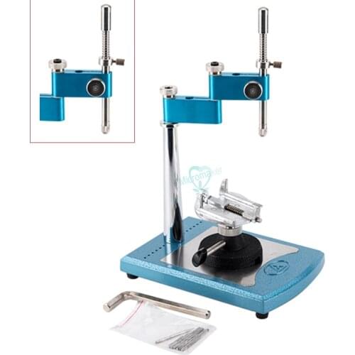 1sets Portable Dental Lab Equipment Simple Surveyor with 7 pcs Attached Exchangeable Spindles