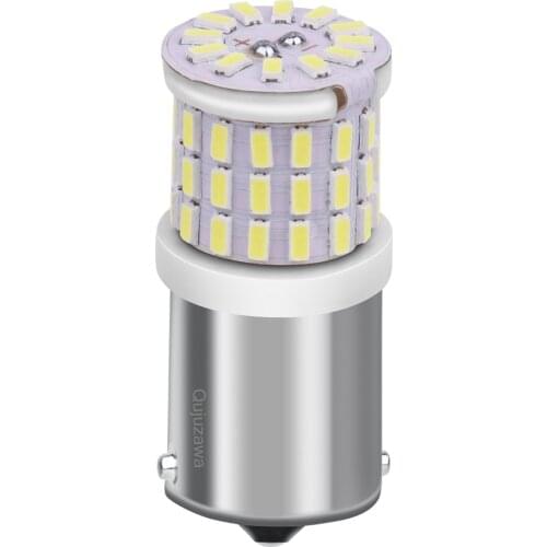 1PCS Ceramic 1156 BA15S 7506 P21W R10W R5W LED Car Tail Brake Lamp Turn Signal Auto Rear Reverse Bulb Daytime Running Light