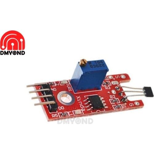10PCS/lot 4pin KY-024 Linear Magnetic Hall Switches Module Speed Counting Sensor Module for Arduino Starter DIY Kit