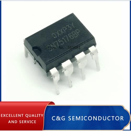 10PCS SN75176BP 75176 IC DIP-8