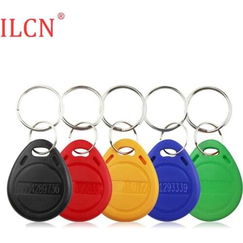 125khz ID RFID EM Read Only Keyfobs Token Tag Access Control Keychain Tag Accessories Token Ring EM4100 TK4100 Fast Shipping 1