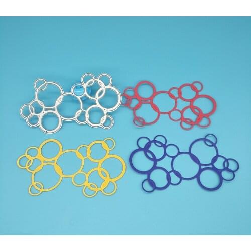 15 round chain kits metal cutting knife mold paper crafts scrapbook card template DIY decoration accessories