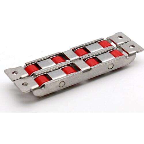 2pcs window roller sliding door plastic steel window pulley concave stainless steel wheel muted nylon roller hardware