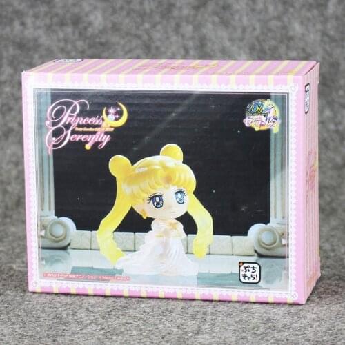 4"6cm New Anime Princess Serenity with Keychain PVC action figure Model toy