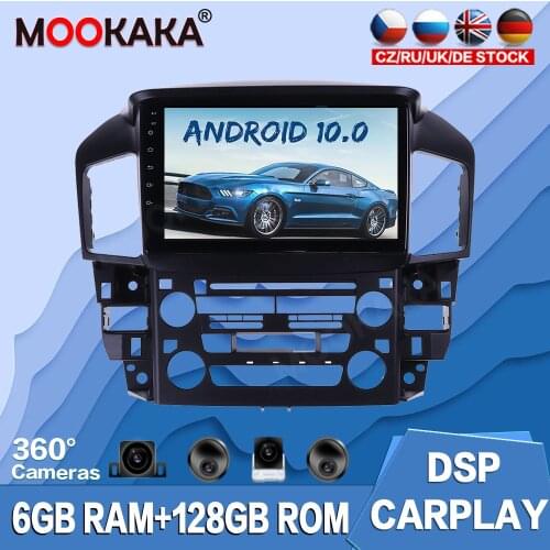 Android 10.0 128G For Lexus RX300 1998-2003 Car Multimedia Player Radio GPS Navigation Auto Stereo Recorder Unit Audio