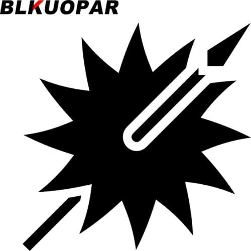 BLKUOPAR for Sun Spear Car Stickers Fashionable Simple Decals Car Accessories Creative Surfboard Motorcycle Decor Car Goods