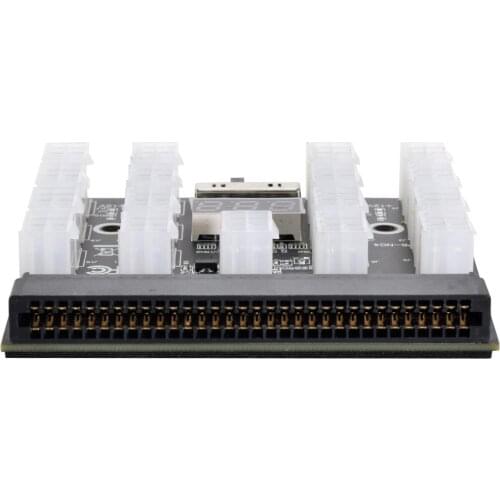 CY 1200W Server PSU Power Supply Breakout Board Adapter with 17 Ports ATX 6 Pin for DPS-800GB 1200FB 1200QB