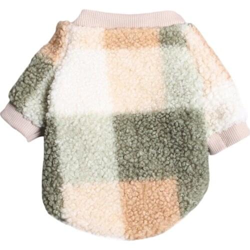 Berber Fleece Dog Vest Coat Puppy Outfit Garment Winter Warm Dog Yorkies Bichon Pomeranian Costume Pet Pets Apparel Ropa Perro