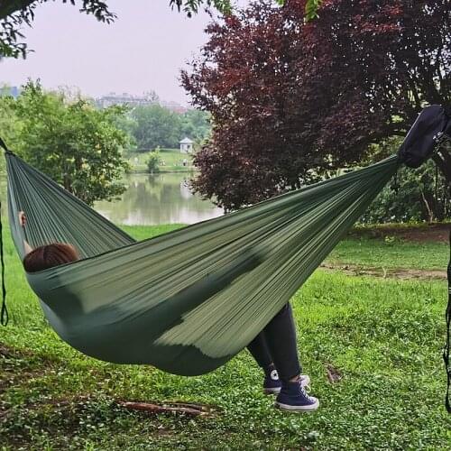 Camping Hammock Ultralight 380T (20D) New Parachute Nylon Lightweight and Small For Hiking Camping &Outdoor Activity