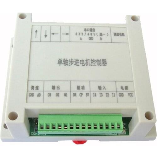 Stepper motor controller / pulse generator / servo / potentiometer speed biaxial custom protocol RS-485