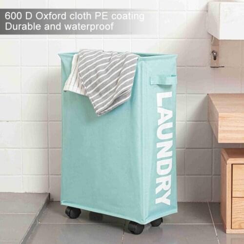 Dirty Clothes Basket Dirty Clothes Bag Fabric Dirty Clothes Basket Clothes Storage Box Aluminum Frame Storage Bag