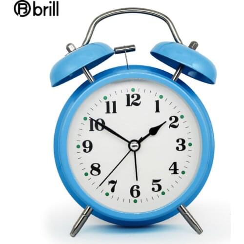 Colorful Vintage Alarm Clocks Modern Design LED Black Digital Alarm Clock Simple Retro Metal Alarm Clock Kids Desk Cute Clocks 5