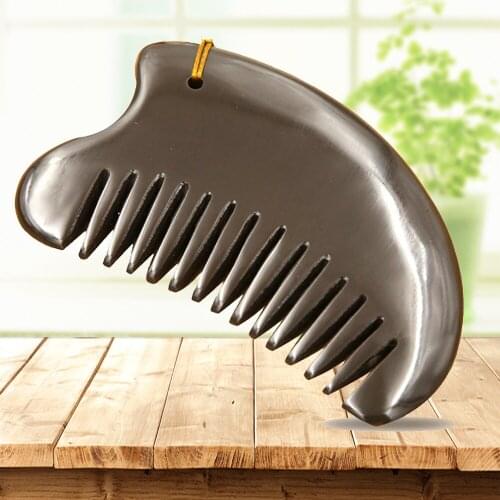 5A grade Original Si Bin brown color Bian stone massage guasha stone multifuntion beauty face comb home health care back massage