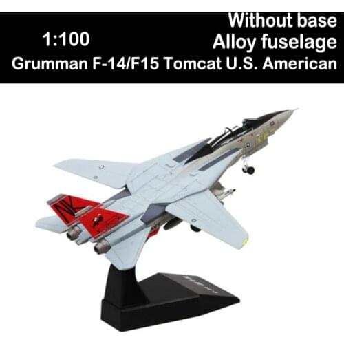 1/100 Grumman F-14/F15 Tomcat U.S. American Navy Aircraft Airplane Fighter Models Children Toys Display Plane Gift Collections