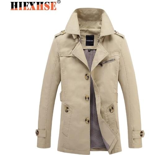 M-5XL Men Long Trench Coat For Spring Autumn Thin Windbreaker Parka Summer Thin Varsity Khaki Outerwear Male Jacket Casual Slim