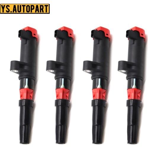 1/4pcs 243CSD16697 High Performance Ignition Coil Kit For Renault Clio Laguna Megane Scenic F4P F4R K4J K4M 8200405098