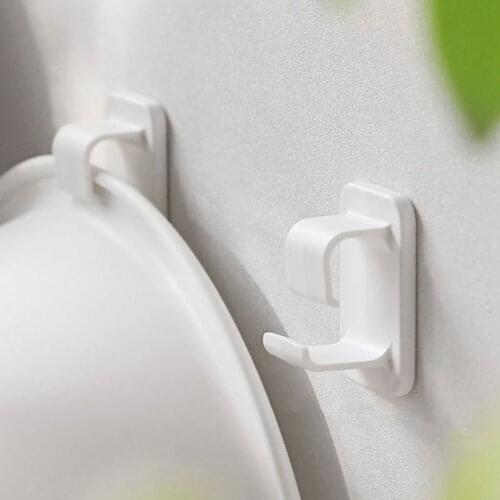 Wall-mounted Toilet Rack Washbasin Rack Hook Holder Basin Shelf Bidet Bathroom Storage Hook Saving Space Accessories